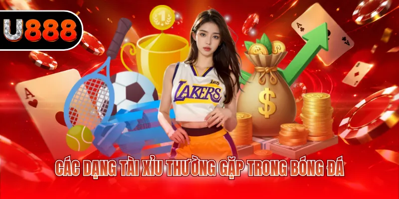Các dạng tài xỉu thường gặp trong bóng đá
