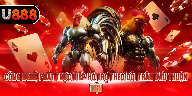 Công nghệ phát trực tiếp hỗ trợ theo dõi trận đấu thuận tiện