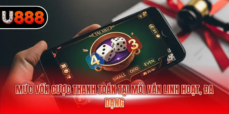Tài Xỉu Online U888 - Tựa Game Giải Trí Đẳng Cấp 2026 4 Mức vốn cược thanh toán tại mỗi ván linh hoạt, đa dạng