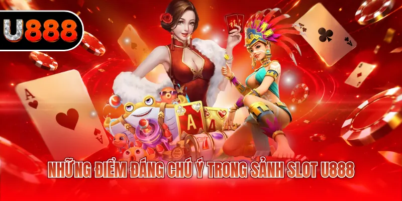 Những điểm đáng chú ý trong sảnh slot U888