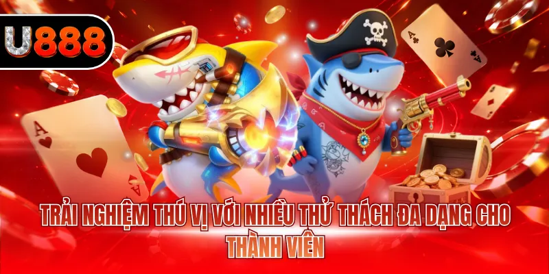 Trải nghiệm thú vị với nhiều thử thách đa dạng cho thành viên